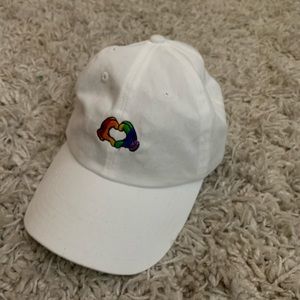 Rainbow Disney Mickey Mouse Heart Hands Cap
